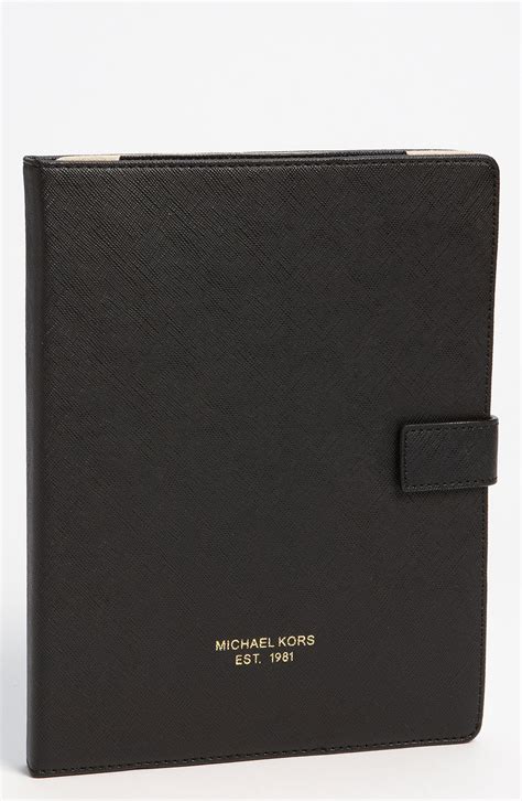 michael kors black saffiano leather ipad mini stand case clutch|MICHAEL KORS saffiano leather Black iPad Mini holder clutch bag.